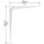 Shelf Bracket (20 x 25cm), 2 PCs - Asters Maldives