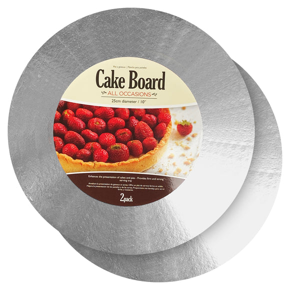 Cake Board, 2PCs (Ø25cm) - Asters Maldives