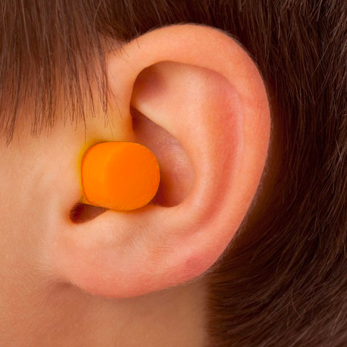 UBL (RM0073) 3 Pairs Elastic Ear Plug with Case, Orange– Asters Maldives