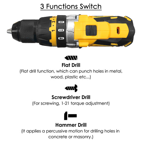 Electric Drill (3-in-1) - Asters Maldives