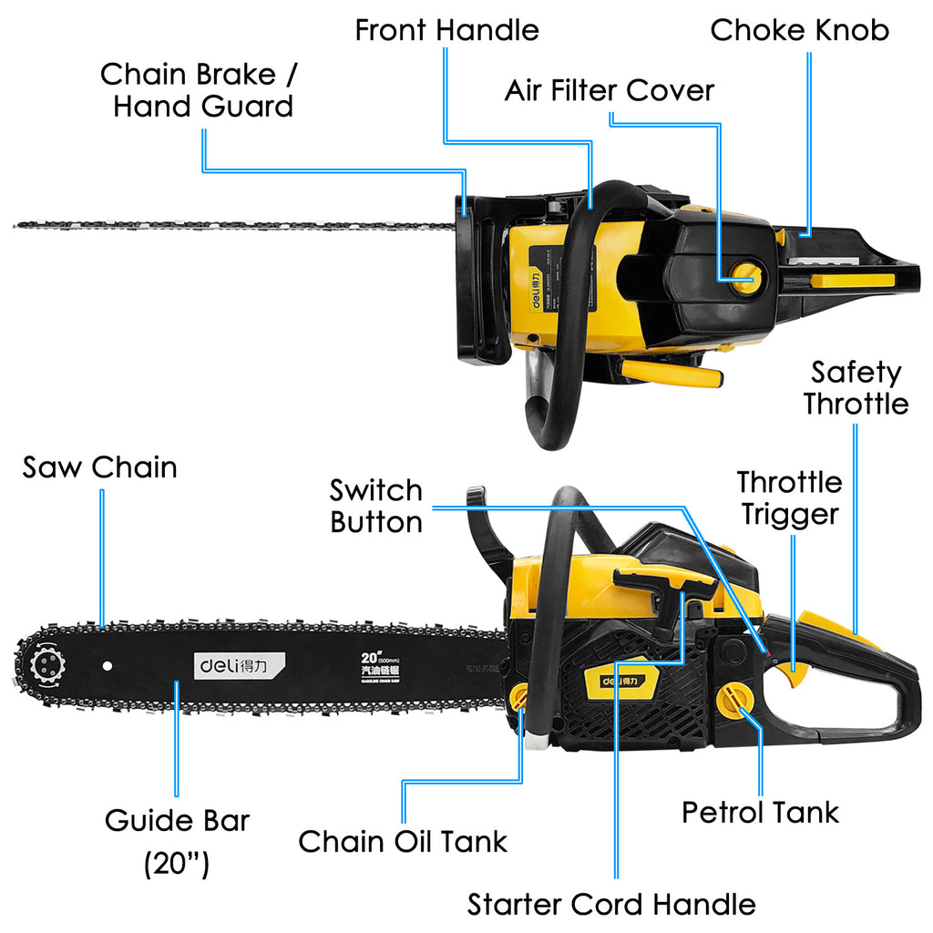 Gasoline Chain Saw (20") - Asters Maldives