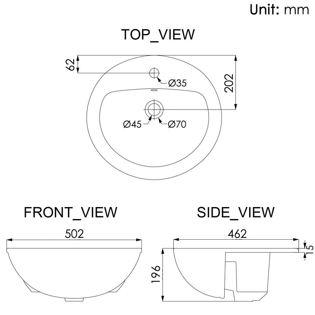 Wash Basin - Asters Maldives
