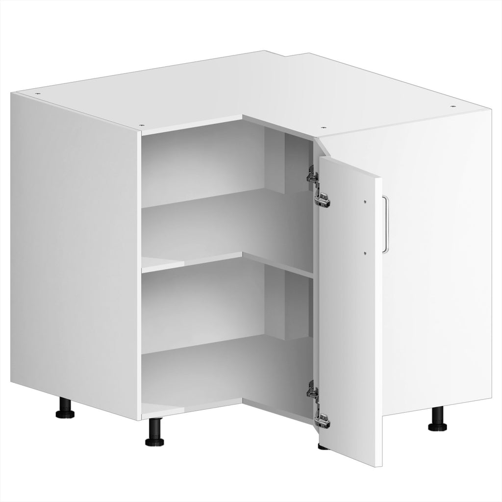 Corner Base Cabinet (PET Gloss) - Asters Maldives