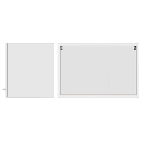 Flip-Up Wall Cabinet (PET Gloss) - Asters Maldives