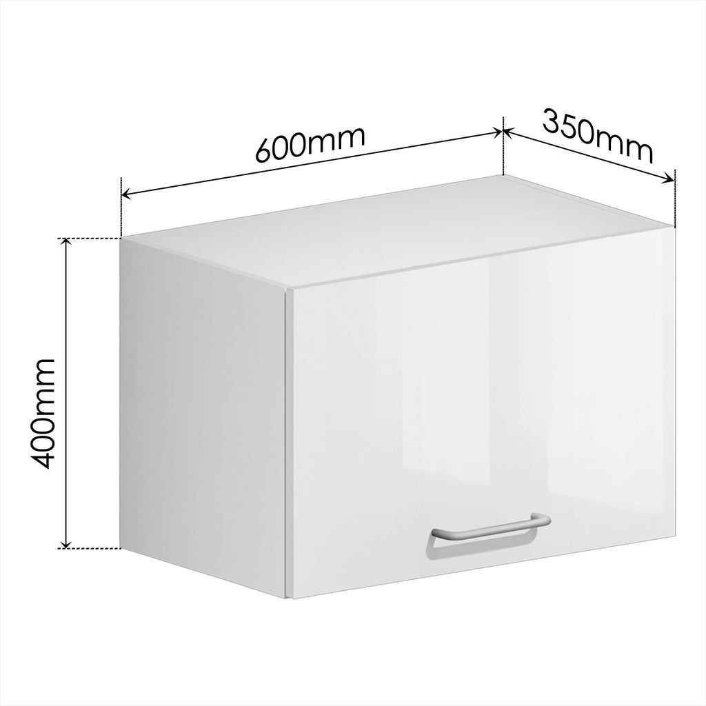 Flip-Up Wall Cabinet (PET Gloss) - Asters Maldives