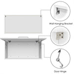 Flip-Up Wall Cabinet (PET Gloss) - Asters Maldives