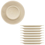 Paper Plate (8"), 8 PCs - Asters Maldives