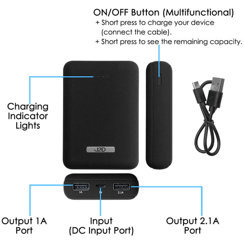 Mobile Battery Bank (10,000mAh) - Asters Maldives
