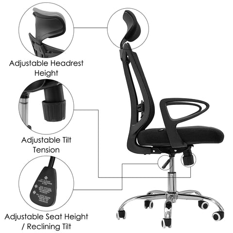 High Back Chair - Asters Maldives