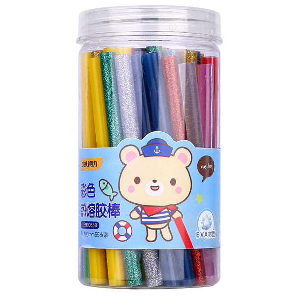 55-pcs Hot Melt Glue Stick (Ø7mm)