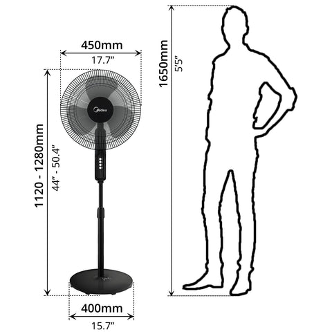 Stand Fan (Ø 18") - Asters Maldives