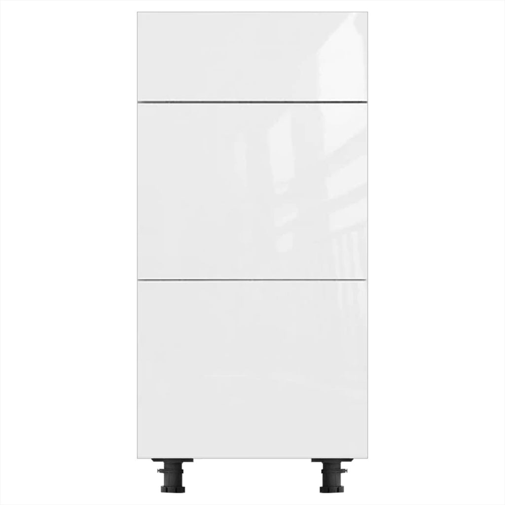 3-Door For Drawer Cabinet (PET Gloss) - Asters Maldives