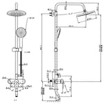 Shower Set - Asters Maldives