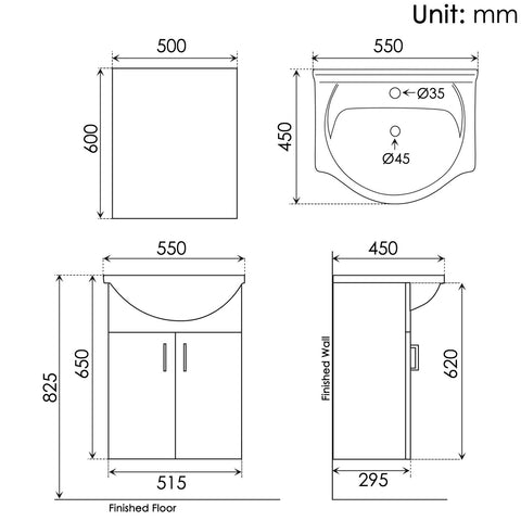 Bathroom Vanity Set - Asters Maldives