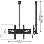 Ceiling & Wall Bracket (32" - 70") - Asters Maldives