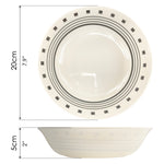 Bowl (8") - Asters Maldives