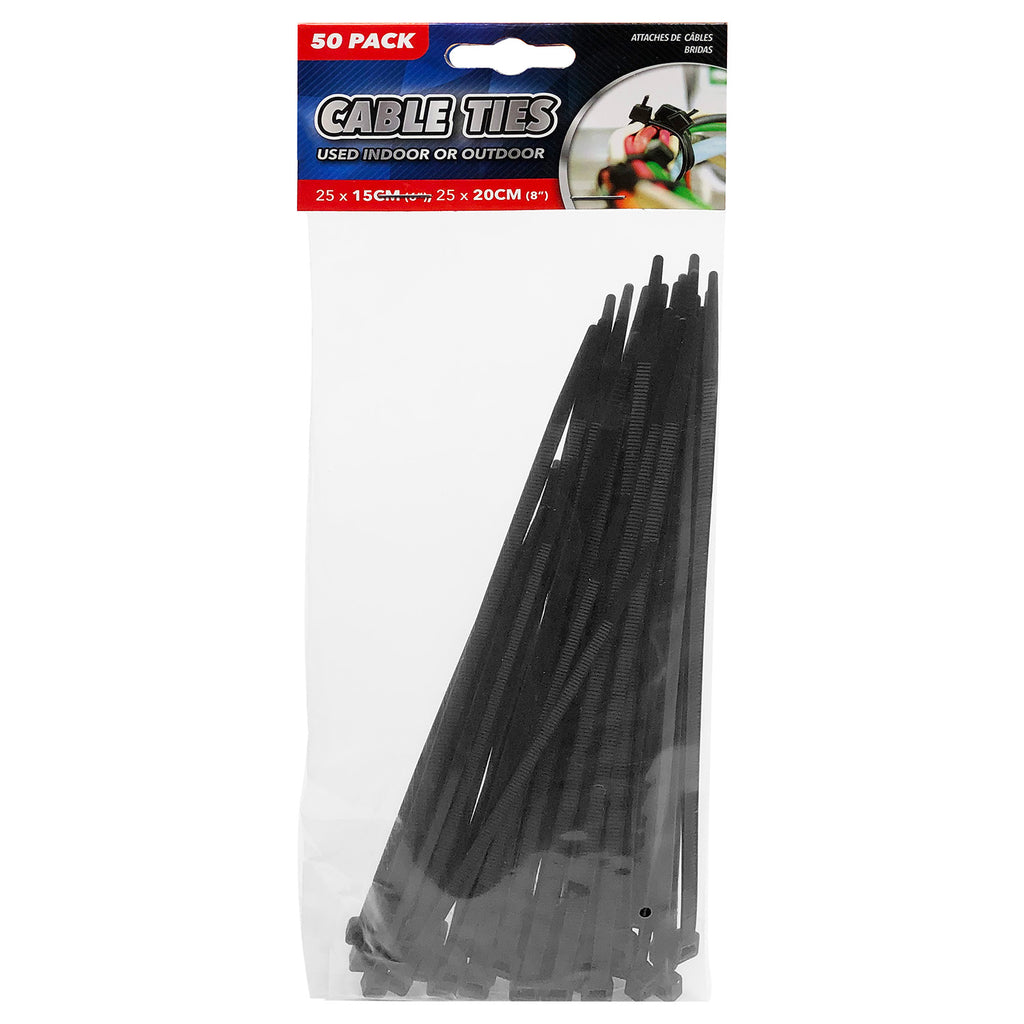 Cable Tie, 6"/8" (50 PCs) - Asters Maldives