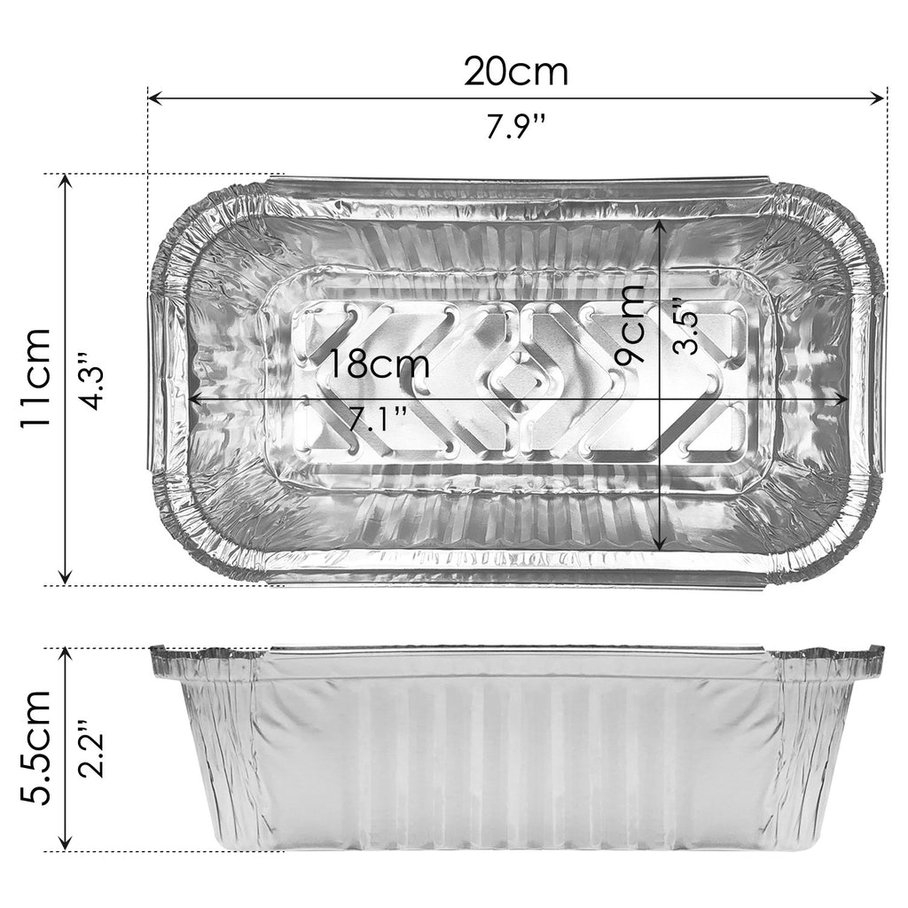 Foil Tray, 6PCs  (20 x 11cm) - Asters Maldives
