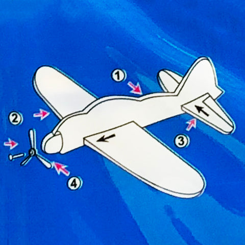 Toy Plane (2 PCs) - Asters Maldives