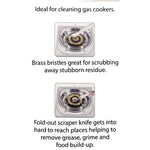 Stove Scrubber Brush (2-in-1) - Asters Maldives
