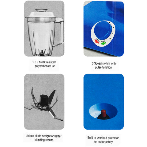 Mixer Grinder (1.5L) - Asters Maldives