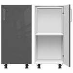 Kitchen Cabinet + PET Grey Door - Asters Maldives