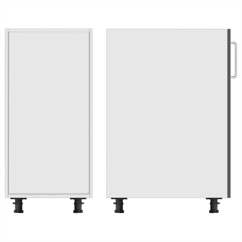 Kitchen Cabinet + PET Grey Door - Asters Maldives