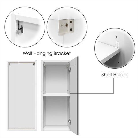 Kitchen Cabinet + PET Grey Door - Asters Maldives