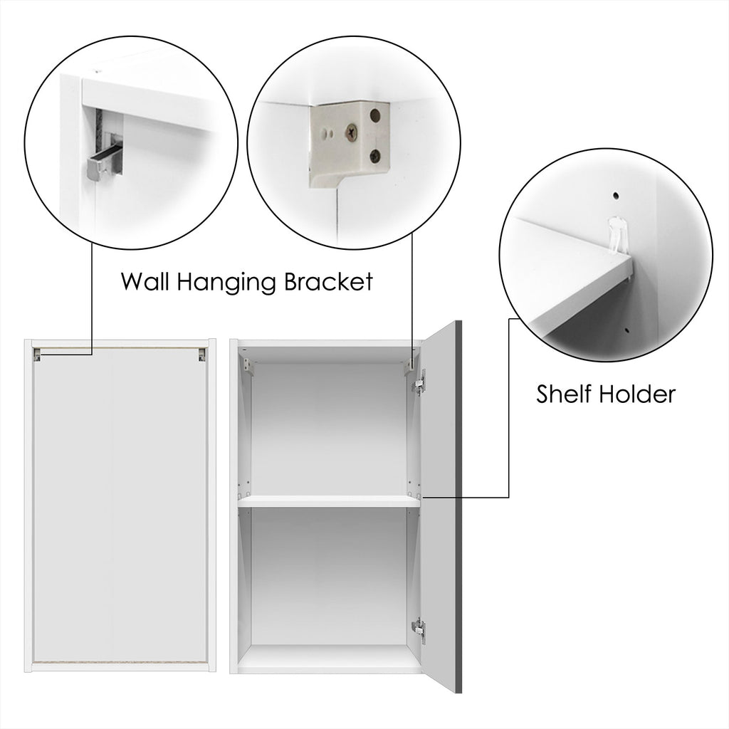 Kitchen Cabinet + PET Grey Door - Asters Maldives