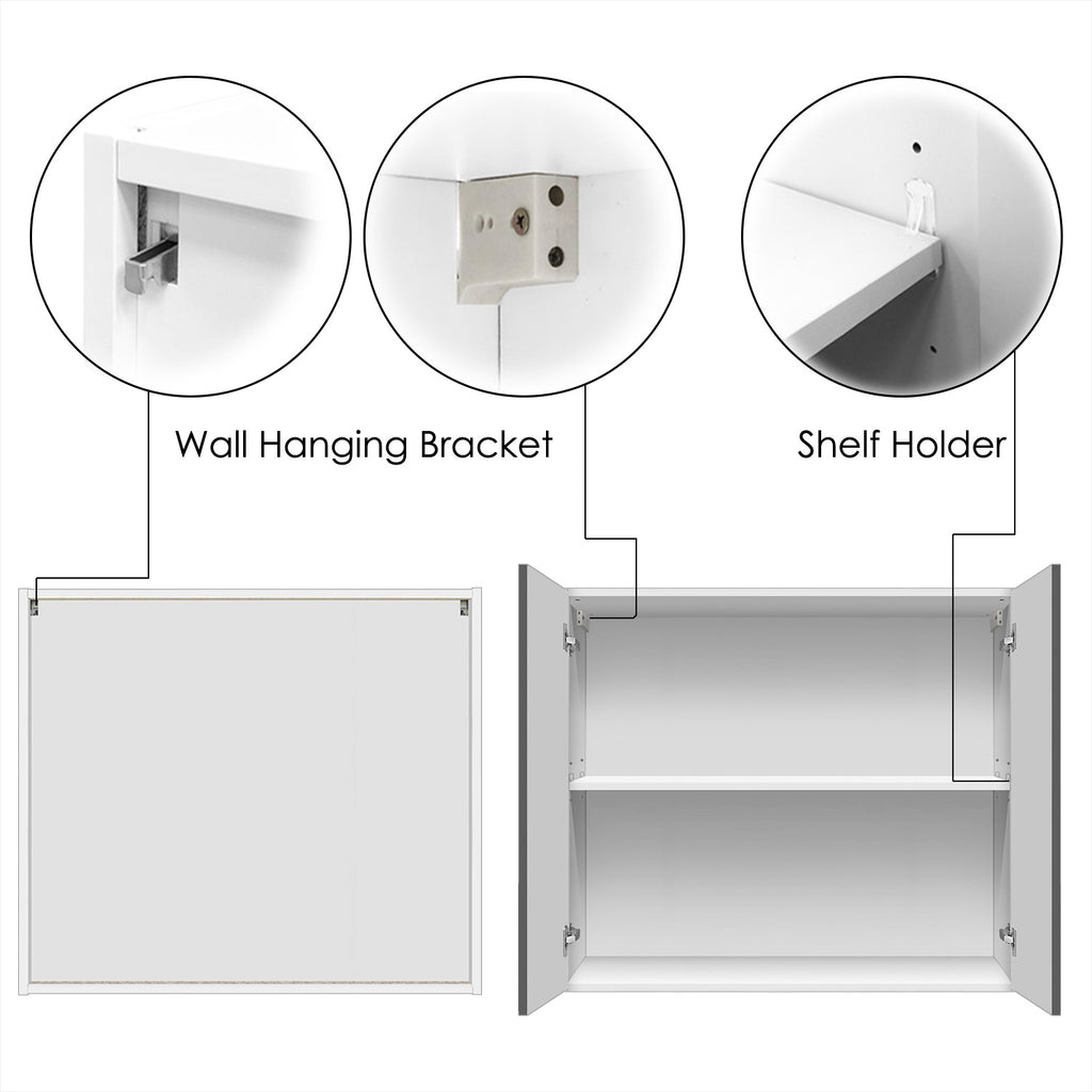 Kitchen Cabinet + PET Grey Door - Asters Maldives