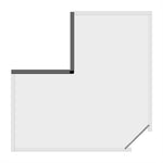 Kitchen Cabinet + PET Grey Door - Asters Maldives