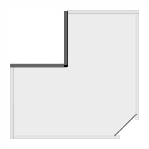 Kitchen Cabinet + PET Grey Door - Asters Maldives