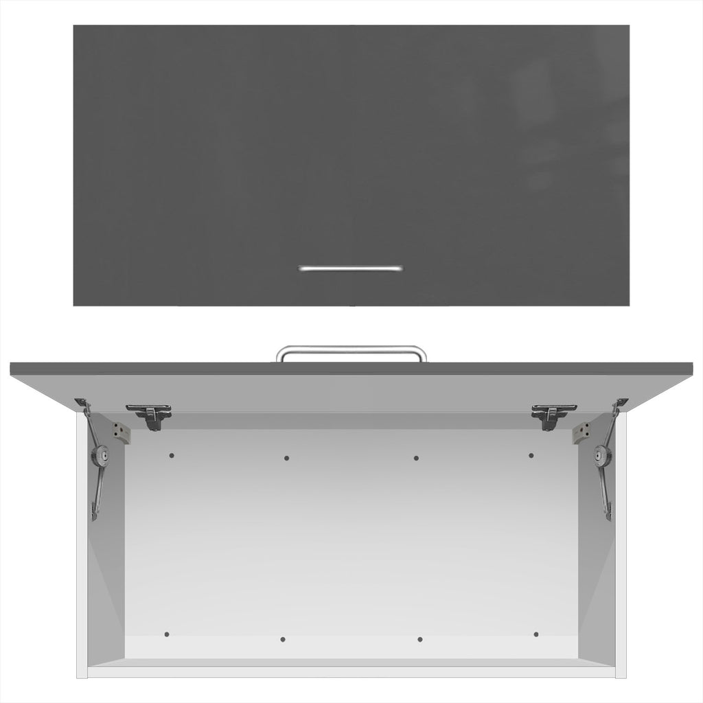Kitchen Flip-up Cabinet + PET Grey Door - Asters Maldives