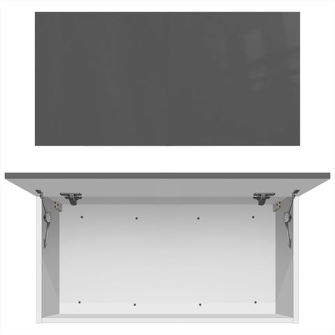 Kitchen Flip-up Cabinet + PET Grey Door - Asters Maldives