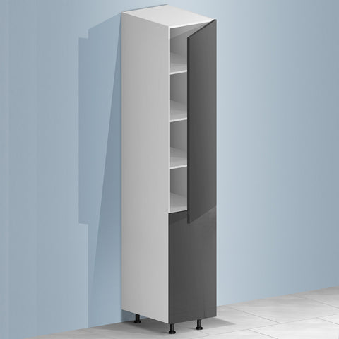 Kitchen Pantry Cabinet + PET Grey Door - Asters Maldives