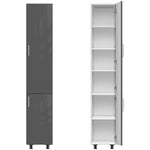 Kitchen Pantry Cabinet + PET Grey Door - Asters Maldives