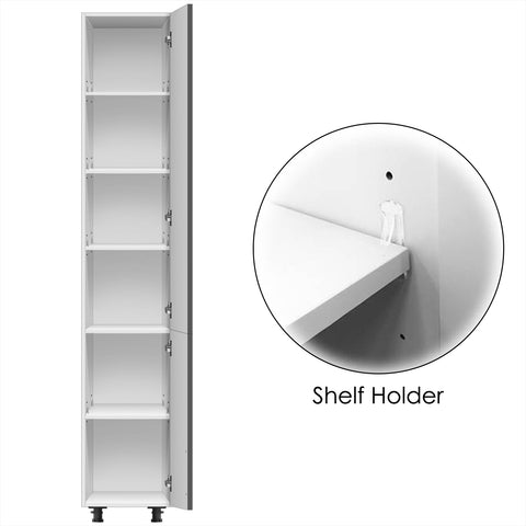 Kitchen Pantry Cabinet + PET Grey Door - Asters Maldives