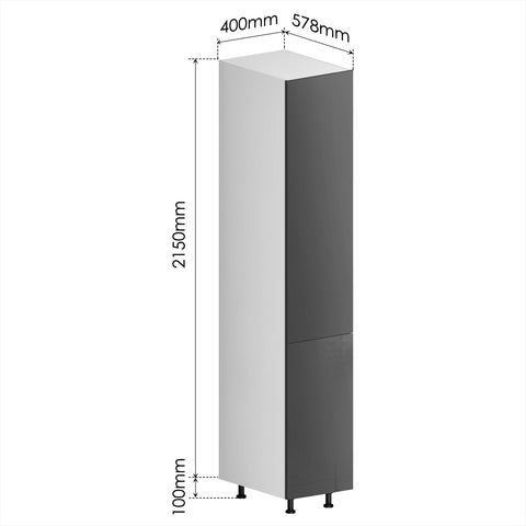 Kitchen Pantry Cabinet + PET Grey Door - Asters Maldives