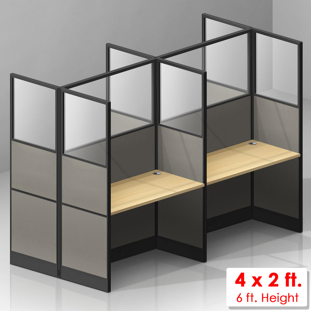 Partition Cluster of 4 with Tabletop - Asters Maldives