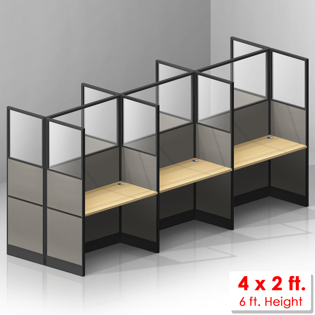 Partition Cluster of 6 with Tabletop - Asters Maldives