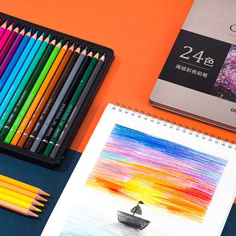 Color Pencil Set (24 PCs) - Asters Maldives