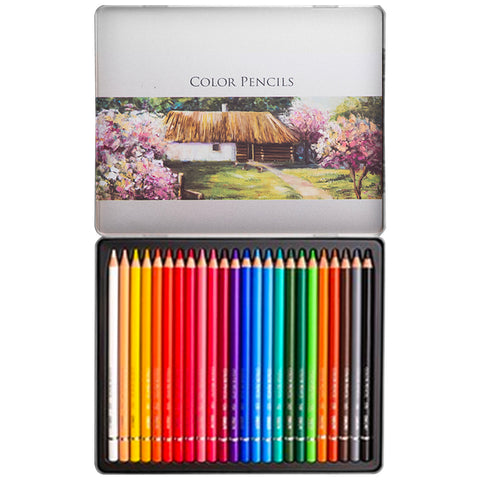 Color Pencil Set (24 PCs) - Asters Maldives