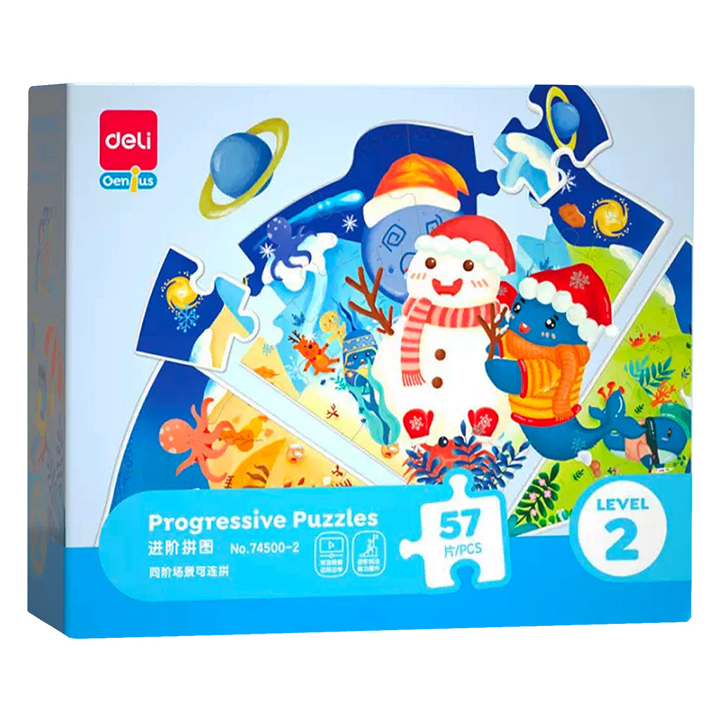 Educational Toy (57 Progressive Puzzles) - Asters Maldives