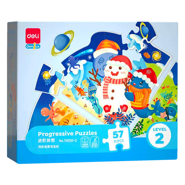 Educational Toy (57 Progressive Puzzles)