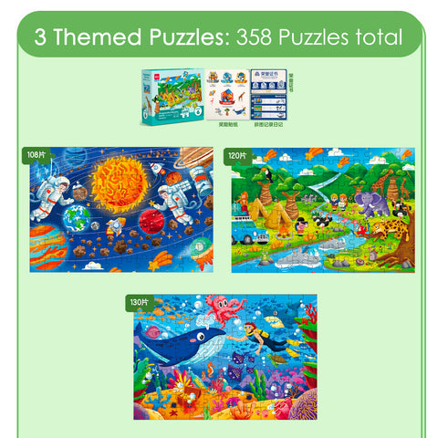Educational Toy (358 Progressive Puzzles) - Asters Maldives