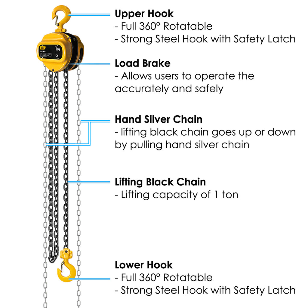 Chain Hoist (1 Ton) - Asters Maldives