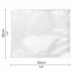 Vacuum Sealer Bag, 50PCs (20 x 25cm) - Asters Maldives