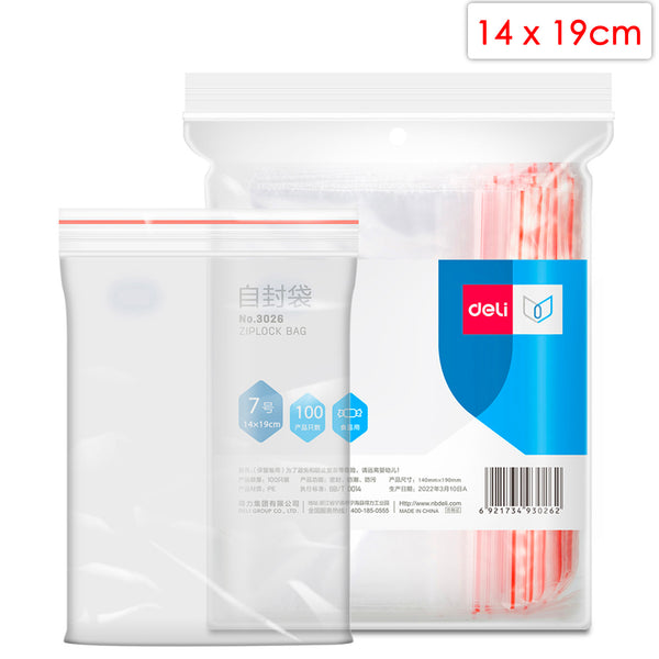 Ziplock Bag (100 PCs)