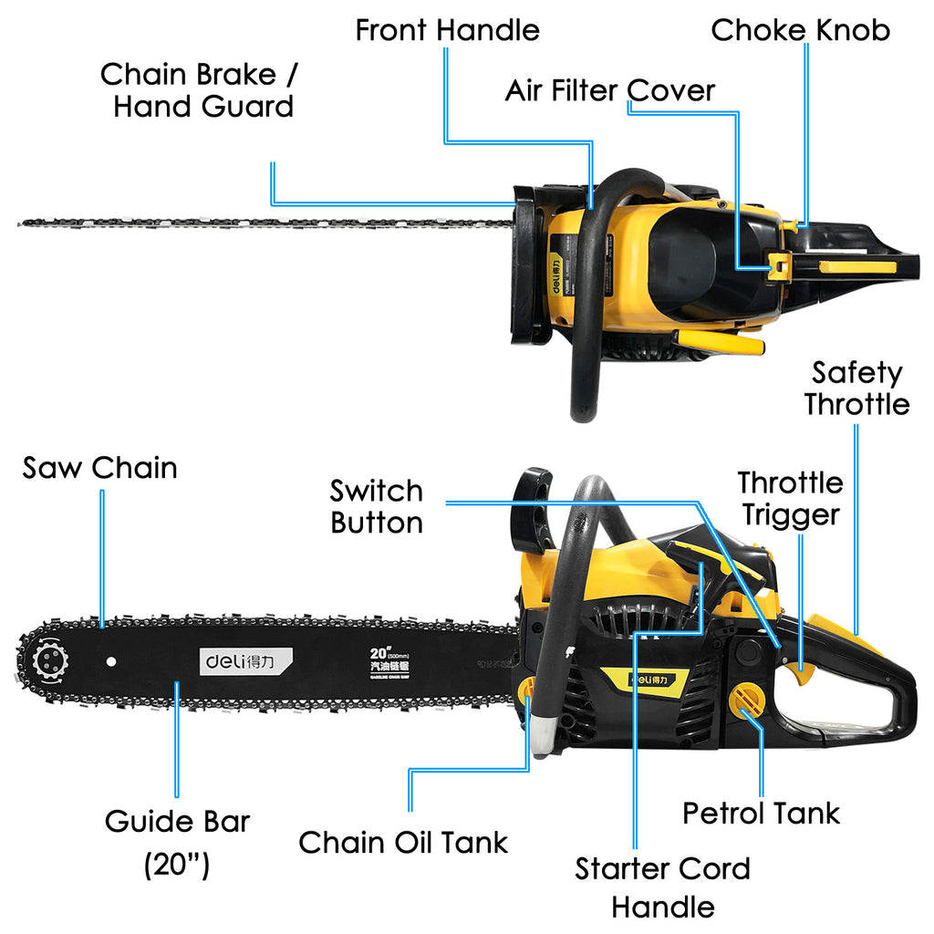 Gasoline Chain Saw (20") - Asters Maldives