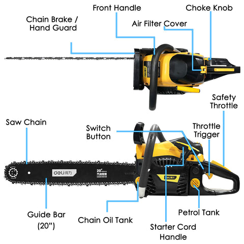 Gasoline Chain Saw (20") - Asters Maldives